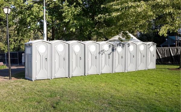 our crew will work with you to determine the best location for the special event porta potties based on the event layout and venue restrictions